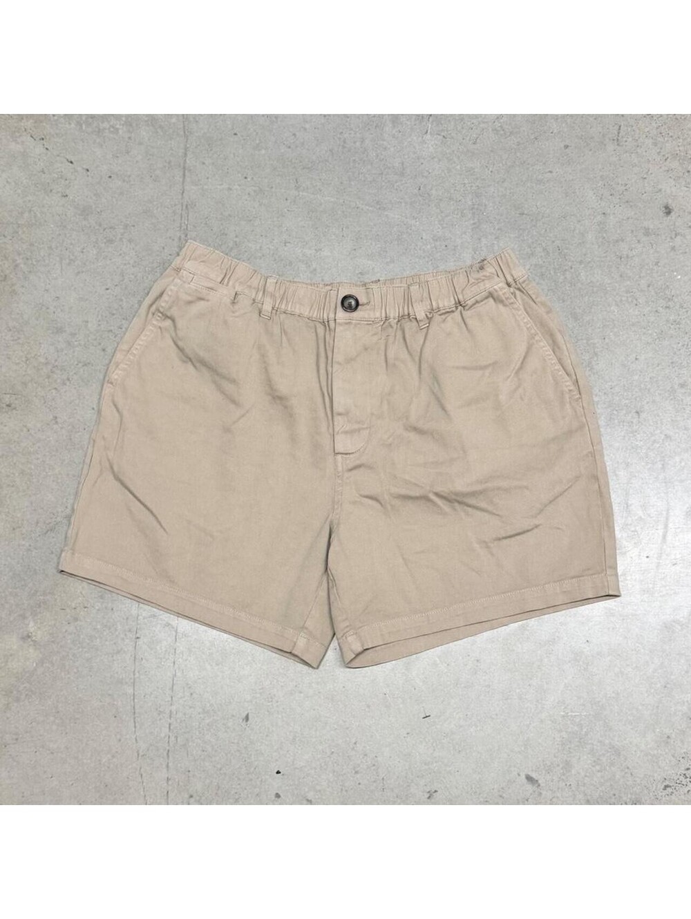 Cove USA Elastic Waist Stretch Cotton 5” Inseam Chino Shorts
